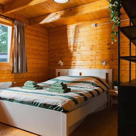 Boshuisje Met Veranda & Prive Sauna In Het